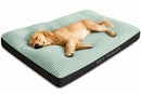 Anxiety Relief Luxury Extra Large Corduroy Dog Bed - Comfortable, plush bed designed to reduce anxiety in large dogs, made from soft corduroy fabric. - DreammyDoggie