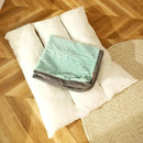 Anxiety Relief Luxury Extra Large Corduroy Dog Bed - Comfortable, plush bed designed to reduce anxiety in large dogs, made from soft corduroy fabric.- DreammyDoggie