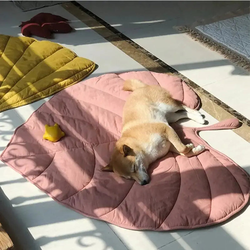 Breathable Leaf - Shaped Pet Mat for Dogs and Cats - DreammyDoggie