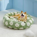 Calming Donut Dog Bed - Anti - Anxiety Plush Comfort - DreammyDoggie
