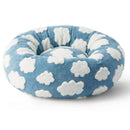 Calming Donut Dog Bed - Anti - Anxiety Plush Comfort - DreammyDoggie