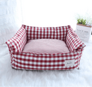 Cozy Checkered Dog Bed for Small to Medium Pets - DreammyDoggie
