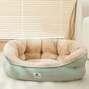 Cozy Plaid Dog Bed for All Seasons - Small Breeds - DreammyDoggie