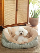 Cozy Plaid Dog Bed for All Seasons - Small Breeds - DreammyDoggie