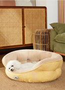 Cozy Plaid Dog Bed for All Seasons - Small Breeds - DreammyDoggie