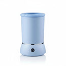 DreammyDoggie blue electrical dog paw washer with soft silicone bristles for gentle and automatic pet foot cleaning.