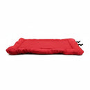 DreammyDoggie red waterproof portable dog mat with cushioned padding and anti-slip base for outdoor travel