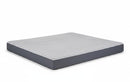 DreammyDoggie waterproof orthopedic dog bed in grey with a supportive egg-crate foam base for large pets.