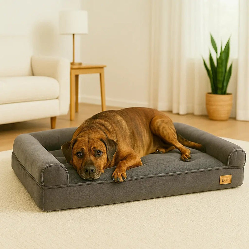 Extra Large Orthopedic Dog Bed with Washable Cover - DreammyDoggie