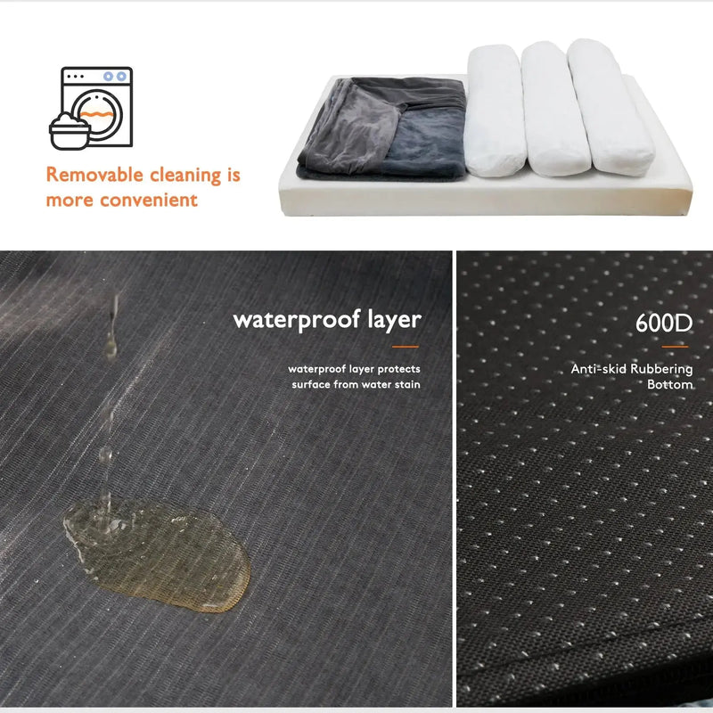 Extra Large Orthopedic Dog Bed with Washable Cover - DreammyDoggie