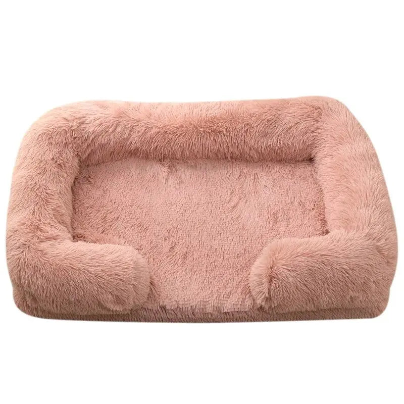Large Sofa Dog Bed Orthopedic Fluffy Bear - DreammyDoggie